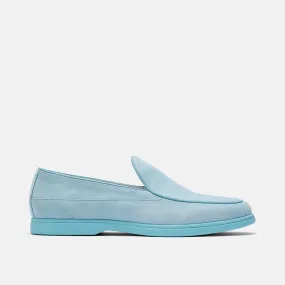 Alessandro Blue Suede Venetian Loafers