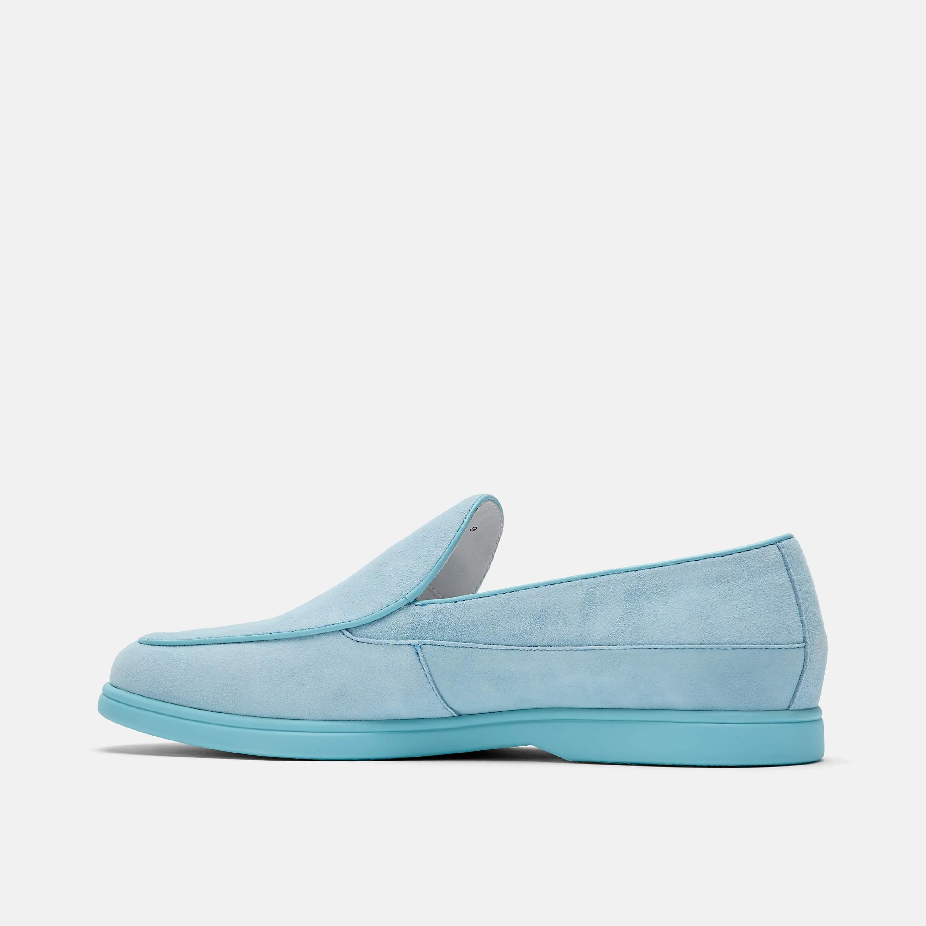 Alessandro Blue Suede Venetian Loafers