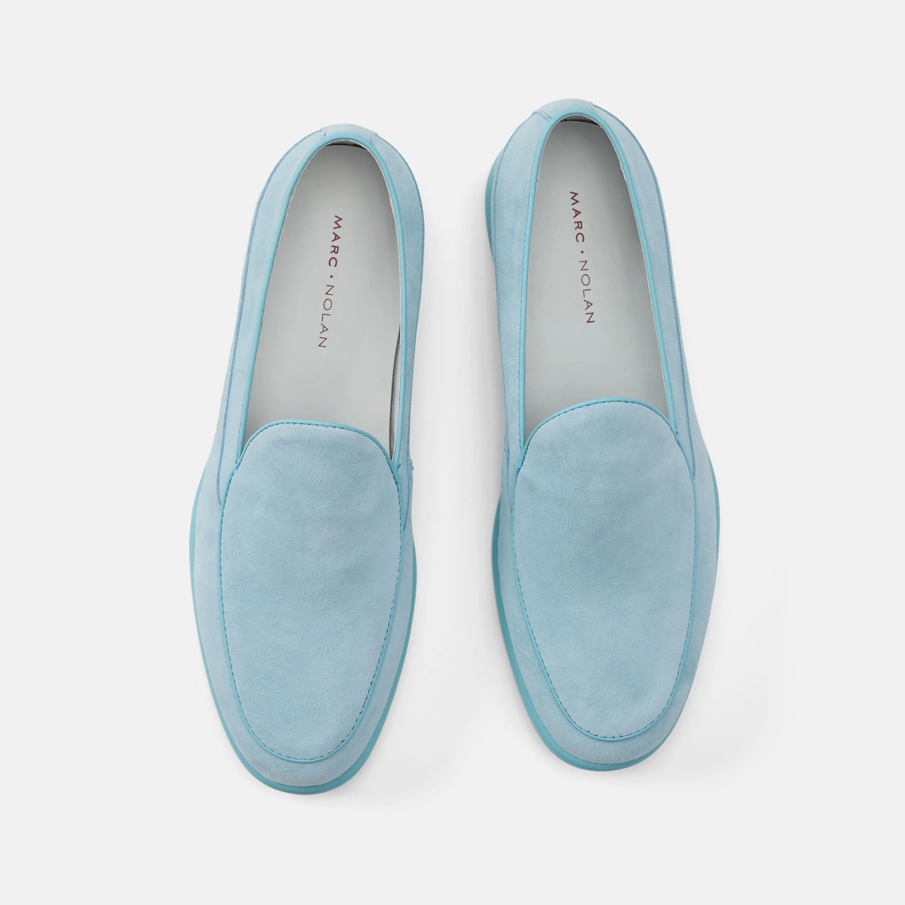 Alessandro Blue Suede Venetian Loafers