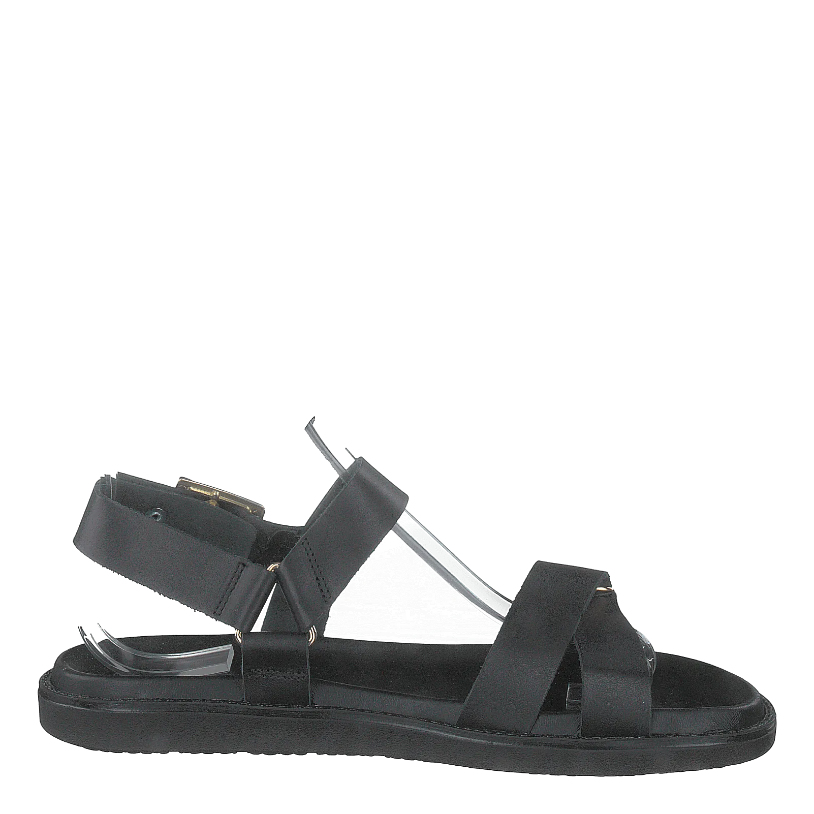 Biadebbie Leather Strap Sandal 100 Black