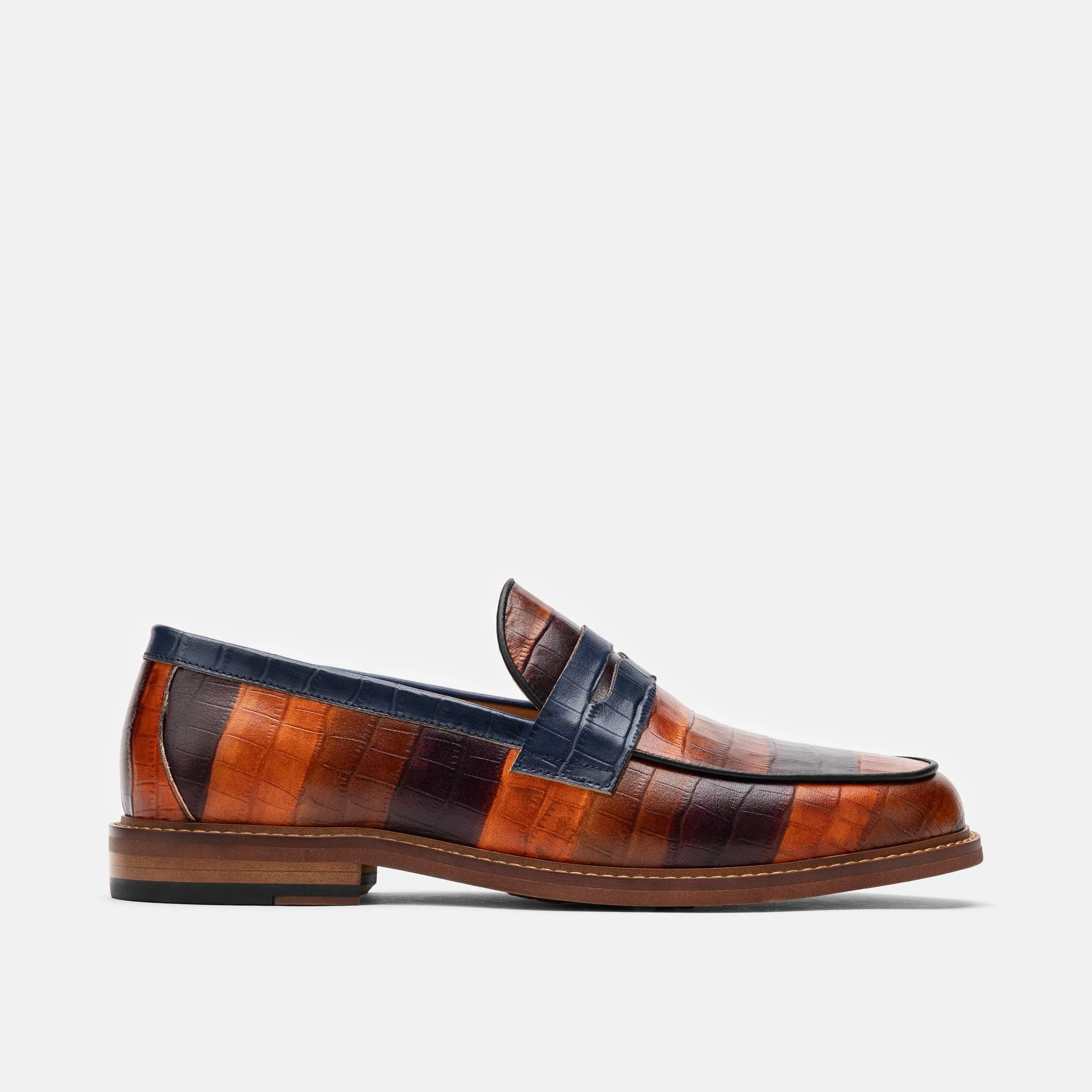 Calum Badlands Leather Penny Loafers