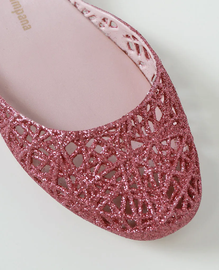 Campana Zigzag Pink Flats by MELISSA