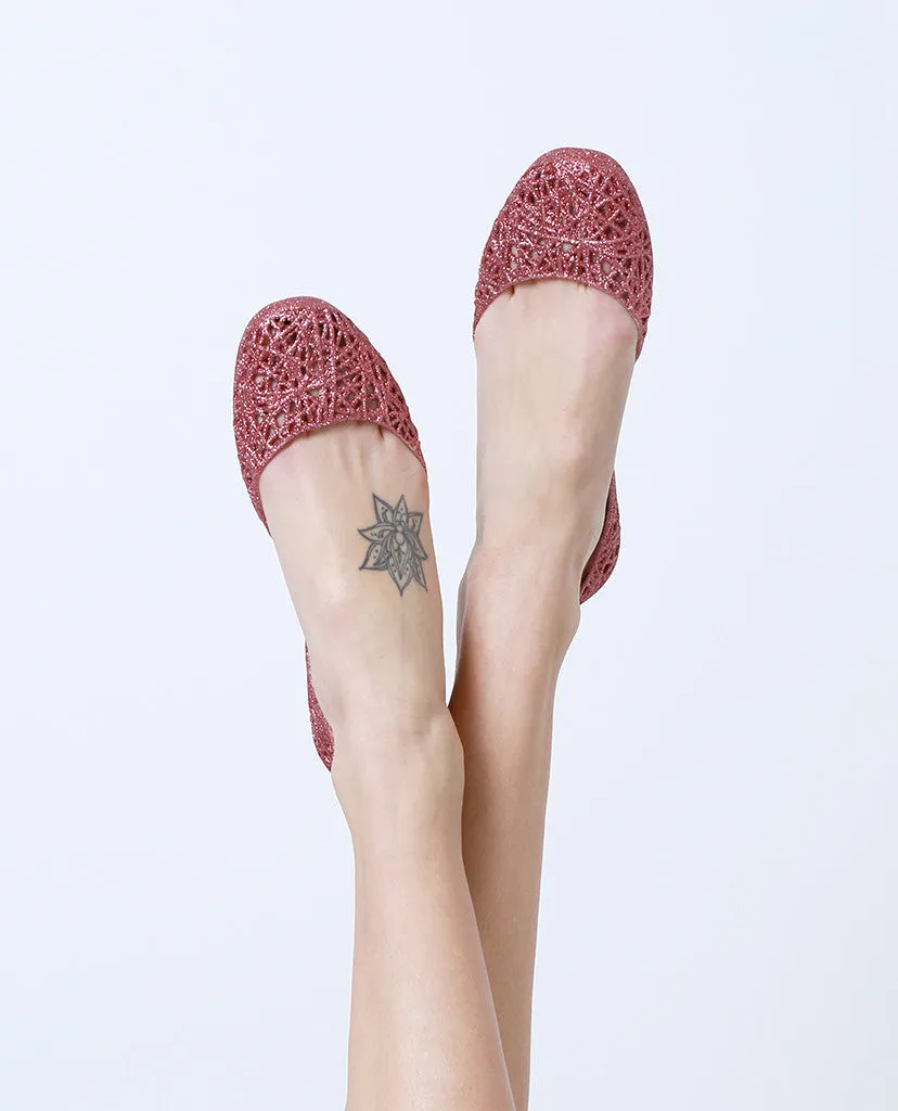 Campana Zigzag Pink Flats by MELISSA