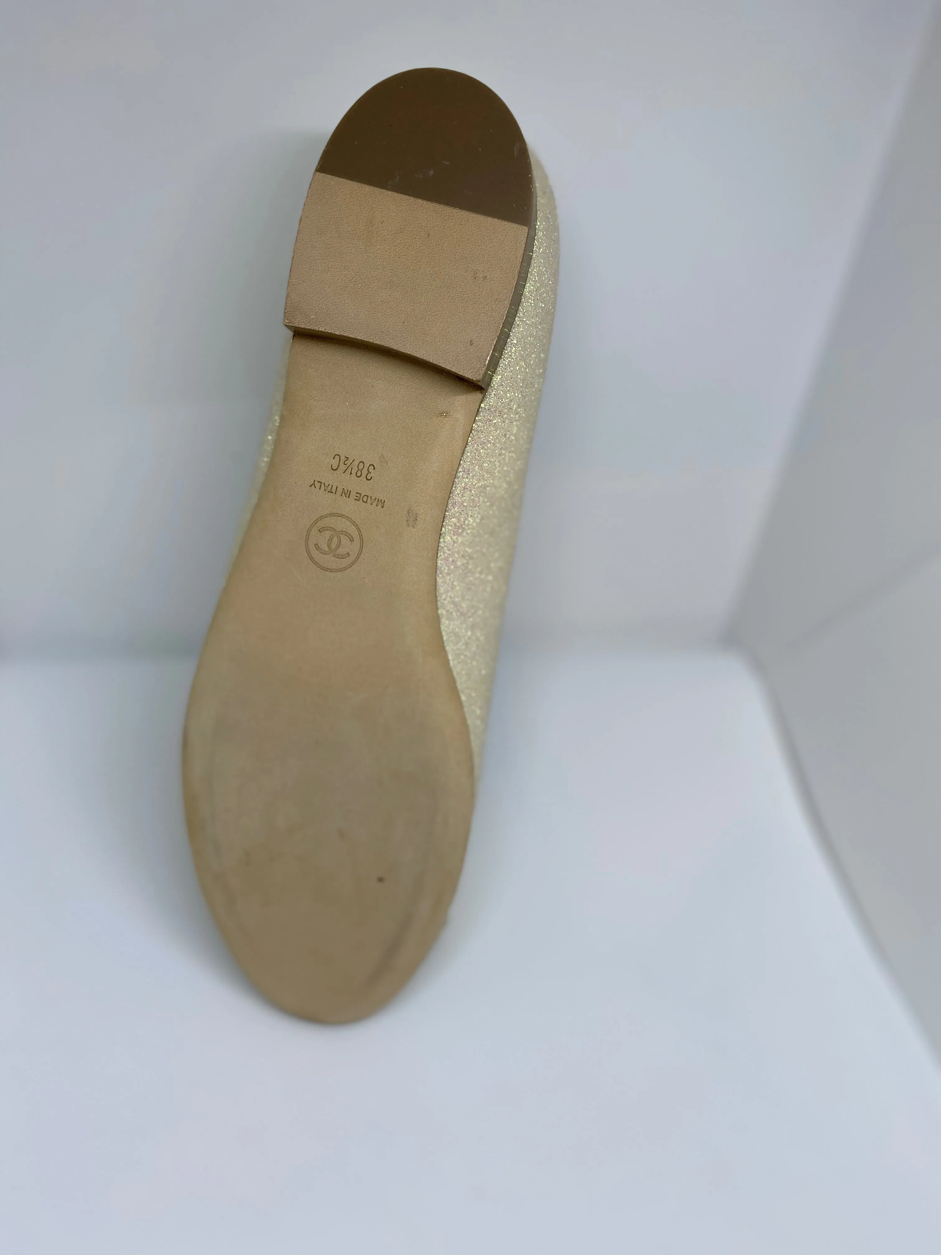 Chanel camellia ballet ballerina flats EU 38 1/2 C