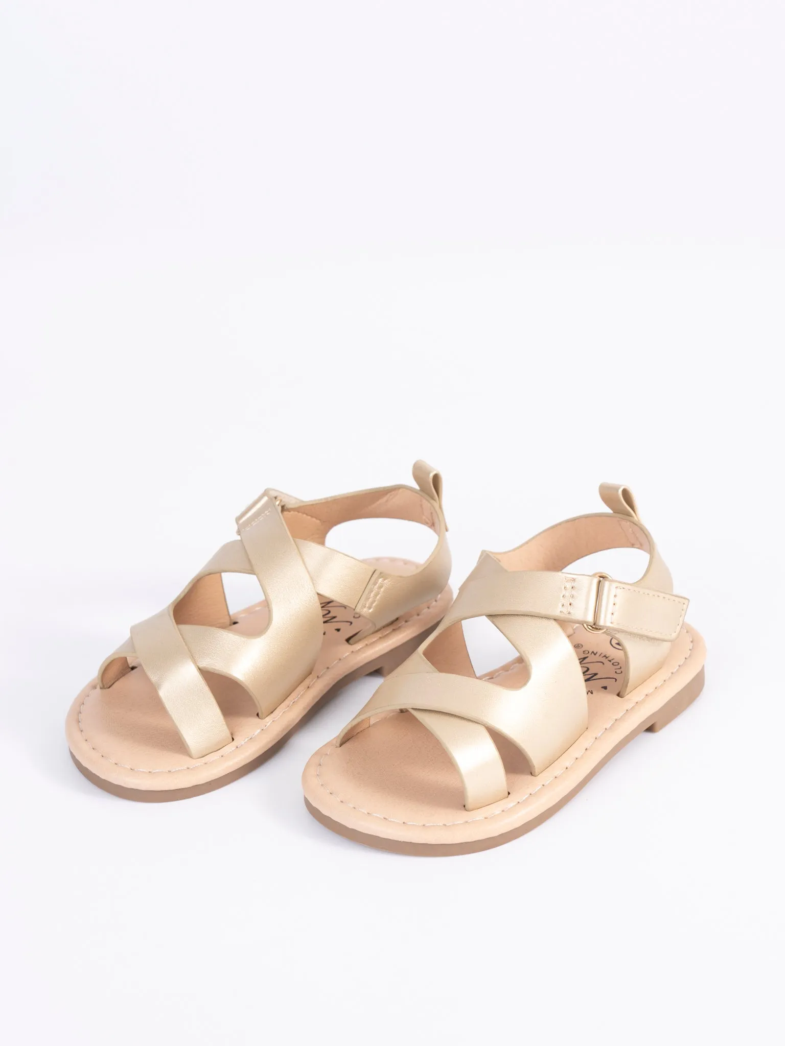 Criss-Cross Front Sandal - Order One Size Up