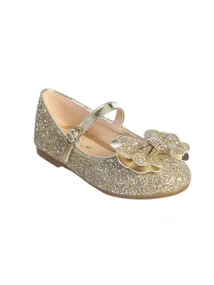 Glitter Bow Flats S151