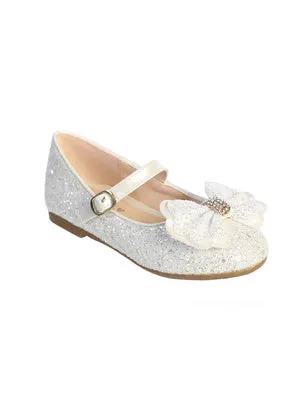 Glitter Bow Flats S151