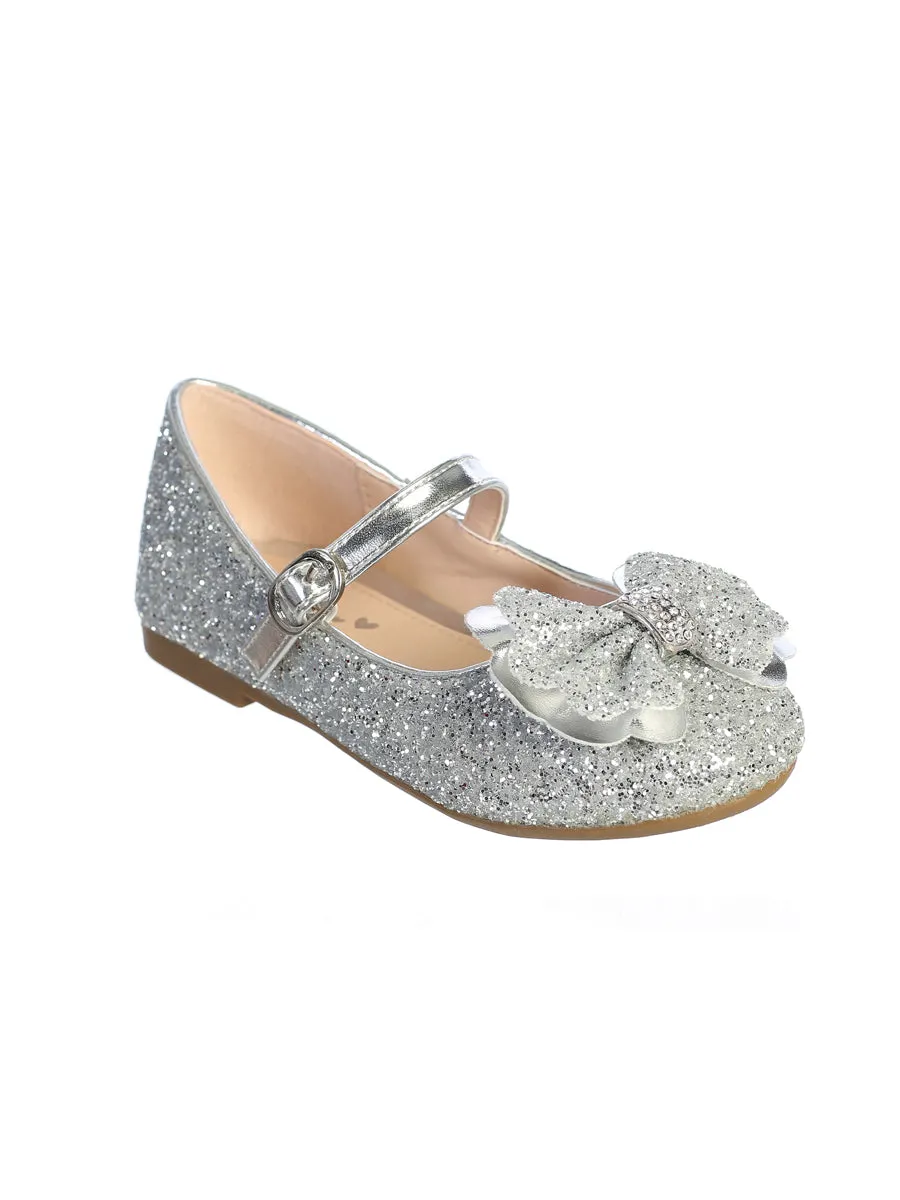 Glitter Bow Flats S151