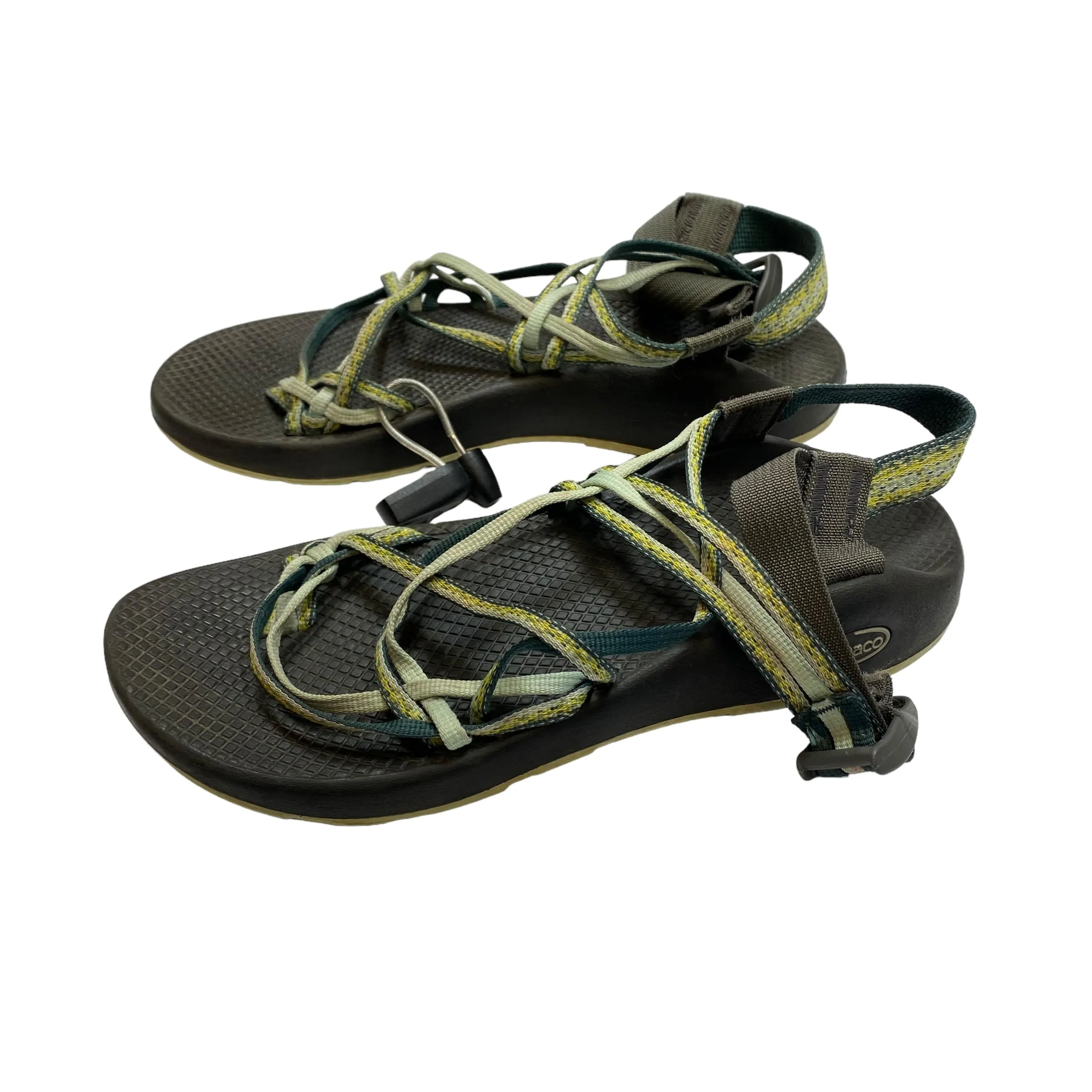 Green Sandals Sport Chacos, Size 9