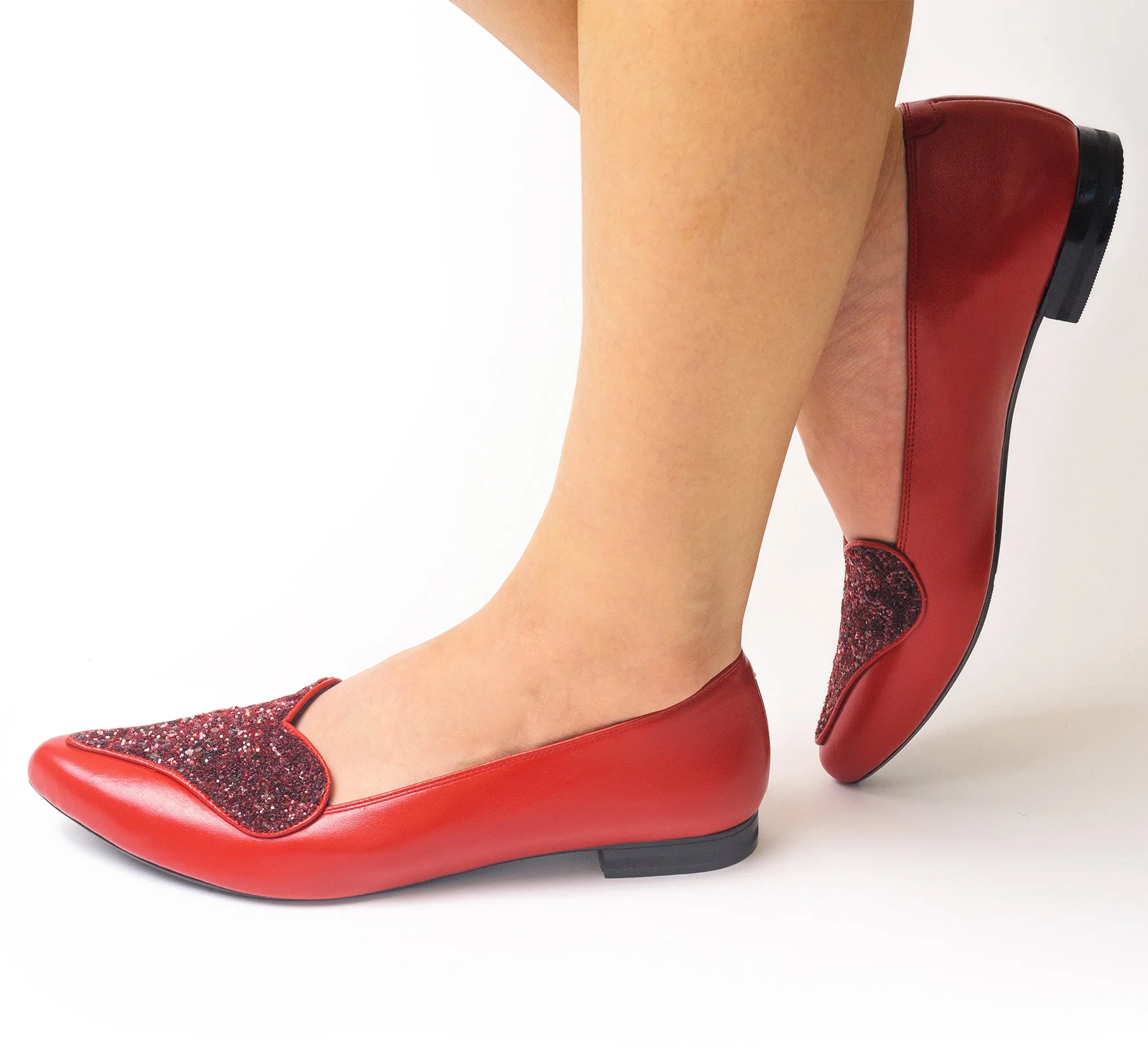 Inina Flats - Scarlet Red