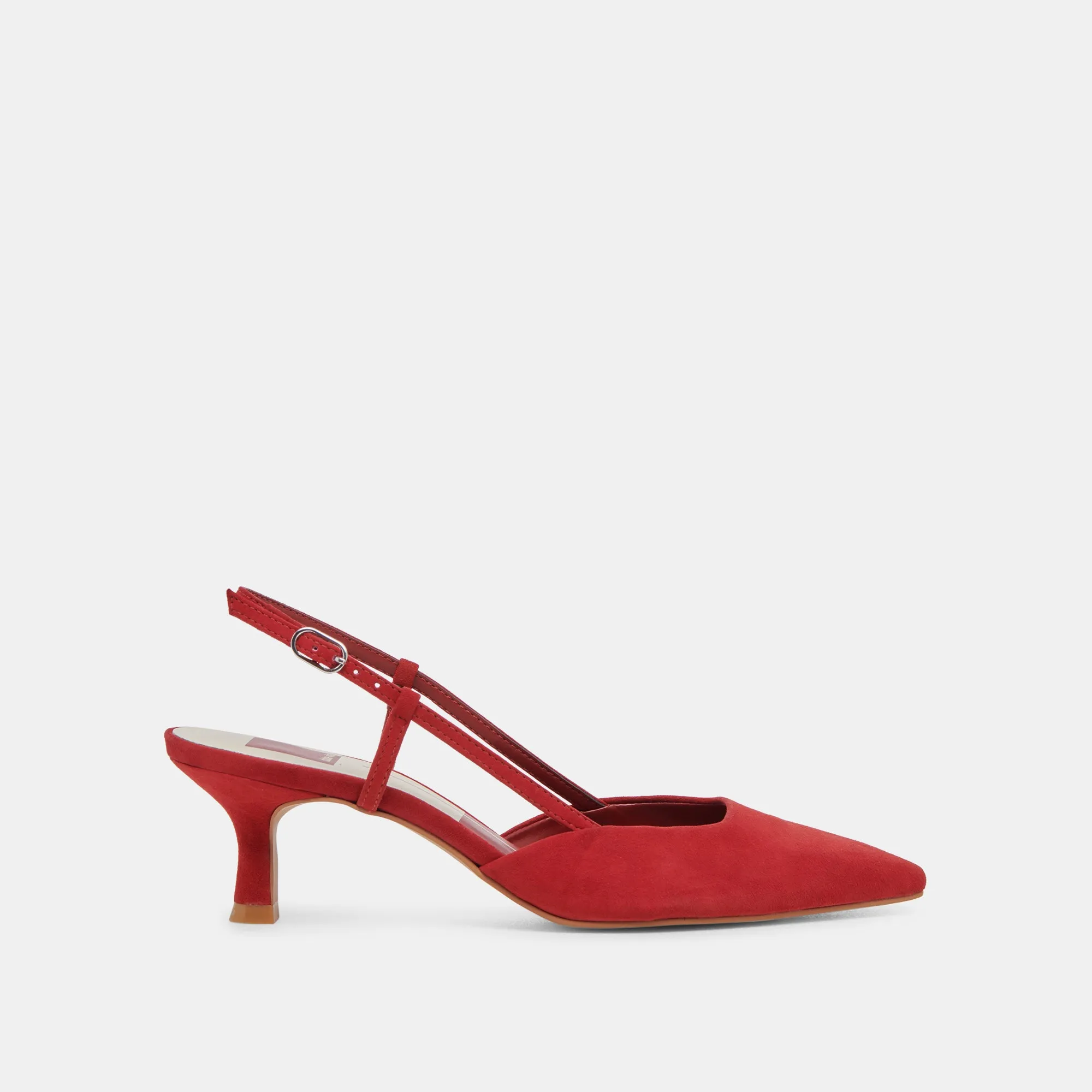 ODELA HEELS CRIMSON SUEDE