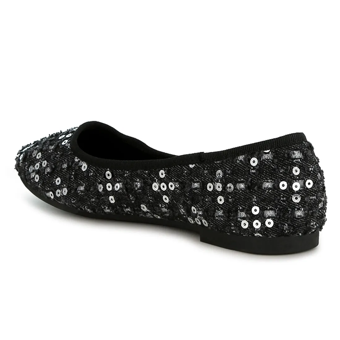 Sequin Ballet Flats