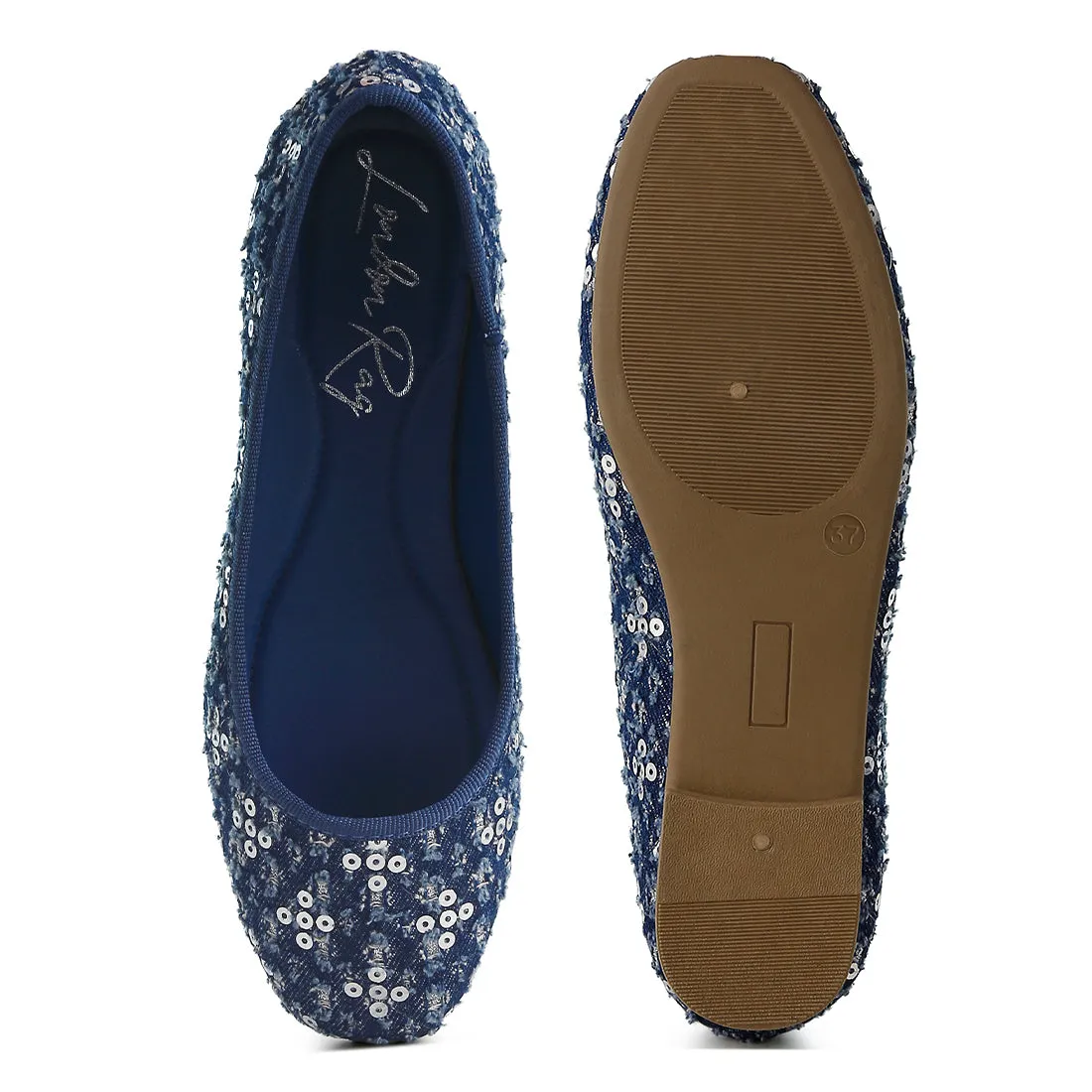 Sequin Ballet Flats