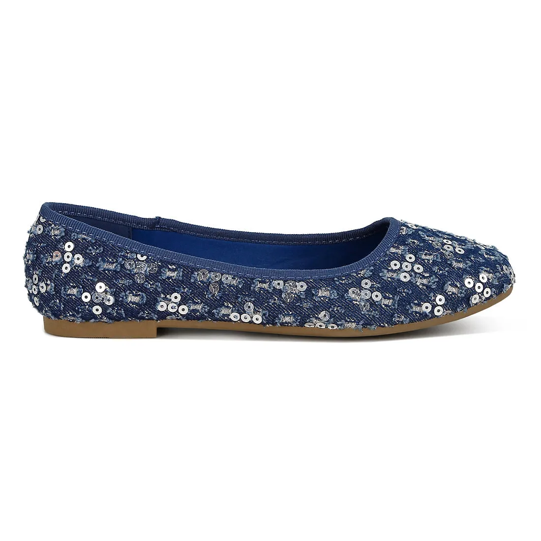 Sequin Ballet Flats