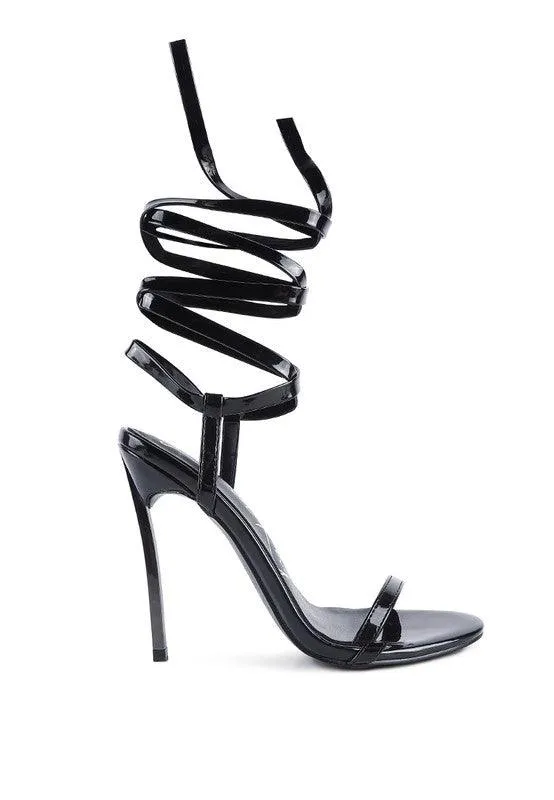 Smacker Stiletto Lace Up Sandal