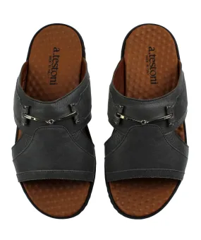 Sport Nabuk Calf Leather Sandals